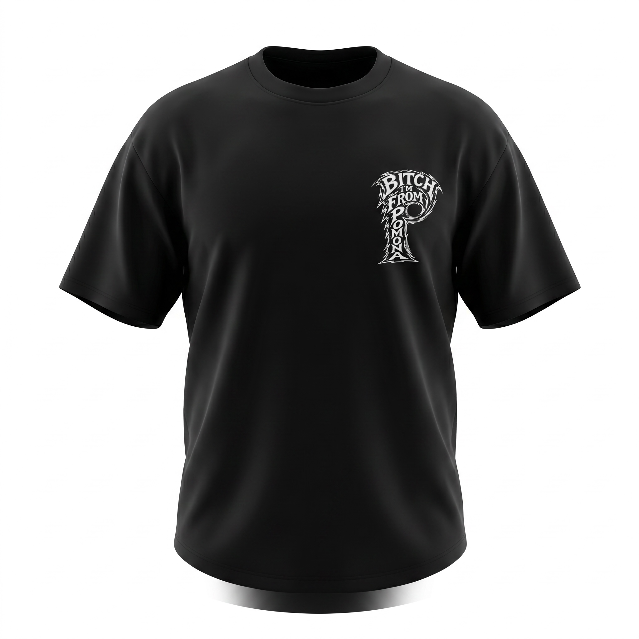 Black "Where You From" T-Shirt